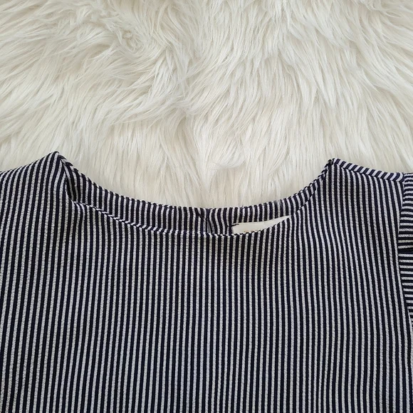 Montaeu Los Angeles Striped Blouce Blue & White - Picture 10 of 14